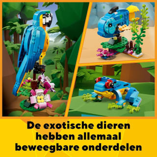 LEGO 31136 Creator 3 in 1 Exotische Papegaai voor €13,33 bij Amazon