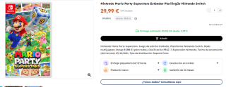 Videojuegos Super Mario Party Superstars Nintendo por 29,99€