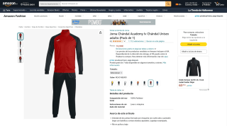 Joma Chándal Academy IV, Joma, Unisex adulto por 18,99€