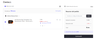 Packs 2 Axe Estuche Dark Temptation Trio Desodorante 150ml + Gel de ducha 250ml + Aftershave 100ml por 9.99€