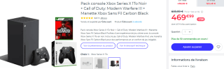 Consola Xbox Series X + Call of Duty: Modern Warfare III + Mando Wireless por 469,90€