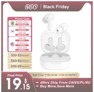 Auriculares inalámbricos QCY T13 con bluetooth por 11,95€