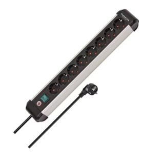 Brennenstuhl Premium-Alu-Line regleta enchufes de 8 tomas con interruptor cable 3m por solo 27,26€