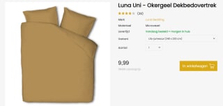 Alle maten dekbedden voor dezelfde prijs, al vanaf €9,99 bij Dekbeddiscounter