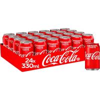 Pack 24 x Latas Coca-Cola Sabor Original 33cl por 14,40€ (8,64€ cuenta nueva)