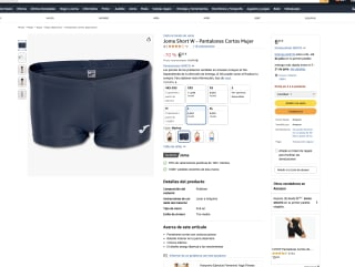 Pantalones Joma Short W Cortos Mujer desde 6,05€