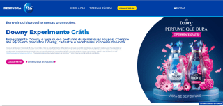 Compre até R$ 25 em produtos Downy, cadastre e receba seu dinheiro de volta.