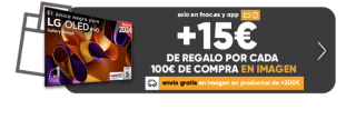 Descuento 15€ de regalo por cada 100€ en Imagen y Pequeño Electrodomésticos con FNAC