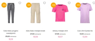 30% korting op alles in de zomer outlet van Kixx