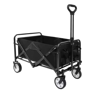 Carro de Mano T-LoVendo Plegable Carrito de Playa y Transporte para Jardín Casa Almacén 4 Ruedas todoterreno por 30,81€