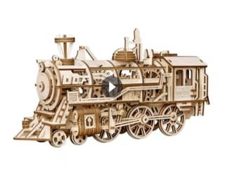 locomotora de tren de madera, 3D LK701 DE ROKR por solo 14,08€ (8,45€ cuenta nueva)