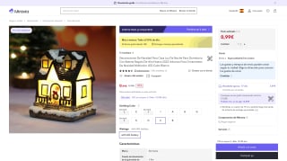 Decoración de Navidad luz de noche por 0,99€
