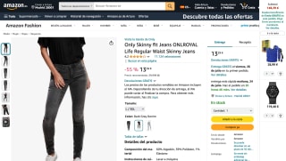 Vaqueros Mujer Only Skinny Fit Jeans por 13,59€