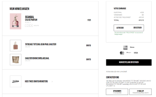 10% korting op je eerste bestelling bij Jean Paul Gaultier