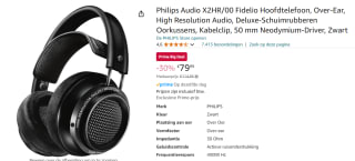 Philips Fidelio X2HR koptelefoon voor €79,99 met Amazon Prime