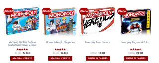 Juego mesa Monopoly Captain Tsubasa por 16,16€ y más en OFERTA