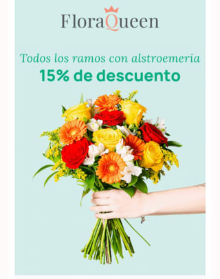 15% descuento en ramos seleccionados