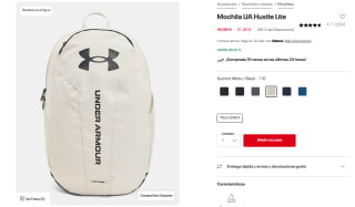 Under Armour Mochila Hustle Lite por 16,80€