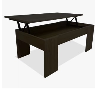 Mesa De Centro Elevable Nyana Home Wengue Resistente Diseño Moderno por 37,63€ (cuenta nueva por 25,63€)