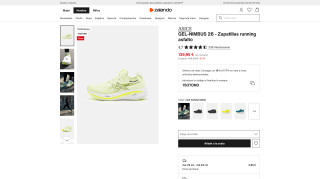 ASICS GEL-NIMBUS 26 Zapatillas running por 118,95€