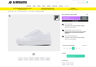 Zapatillas Fila Panache Niñas por solo 10€