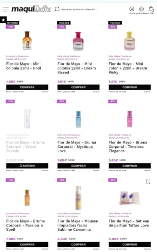 -15% de Descuento en Flor de Mayo.