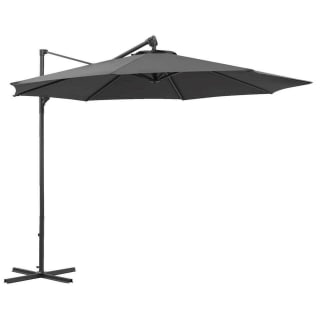 Le Sud freepole parasol Limoges - antraciet - Ø300 cm voor €89,50 bij Leenbakker