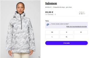 Chaqueta de Esqui para Mujer Salomon BASHLEY por 76.5€