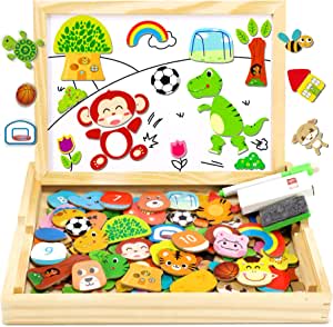 Puzzle magnético de madera 110 piezas por 10.71€