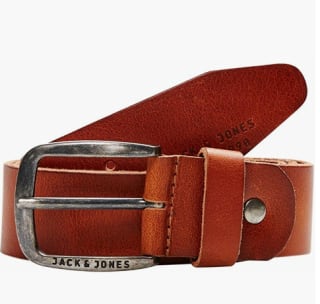 Jack&Jones herenriem bruin Mocha Bisque voor €7,99 bij Amazon.de