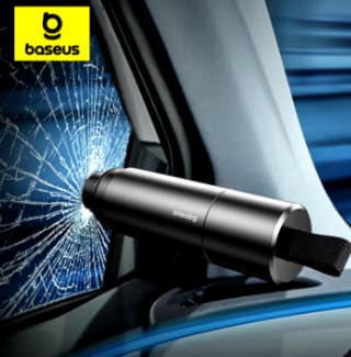 Baseus Martillo de Seguridad para Auto por 5,50€