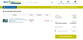 TV OLED EVO 77" LG OLED77C34LA 120Hz 4xHDMI 2.1 Dolby Vision & Atmos+ DTS por 2.103€