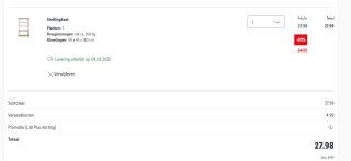 Parkside stellingkast met 5 planken voor €22,99 in de Lidl webshop