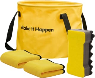 Kit de Lavado de Autos, HOTO Cubo Plegable para Exteriores de 20 L por 14,39€