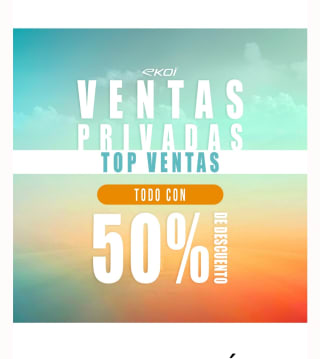 50% descuento en Ekoi, ventas privadas