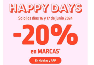 Happy Days en Kiabi descuento seleccionados de 20%