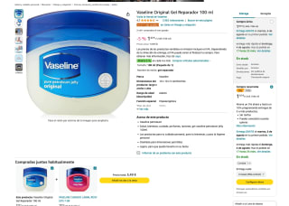 Vaseline Original Gel Reparador 100 ml por solo 1,42€