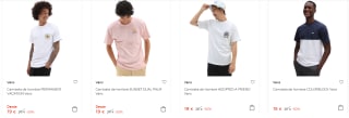 Recopilacion de Camisetas VANS al 50% de Descuento en El Corte Inglés