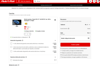 Monitor gaming Xiaomi G27i 27" Full-HD IPS 1ms 165 Hz Displayport por solo 99€