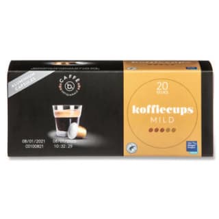 5x20 Blokker eigen merk koffie cups voor €10