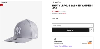 New Era flexfit cap voor €12 bij Zalando