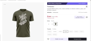 Camiseta rox para niño por 3,96€