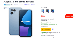 Fairphone 5 16,4 cm (6.46") Dual SIM voor €549 bij Bol
