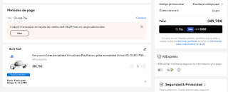 Sony PlayStation VR2 realidad Virtual por 349,78€