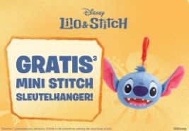 Gratis mini Stitch sleutelhanger tijdens Kinderdag bij Smyths Toys op 31 mei