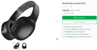 Skullcandy Crusher EVO koptelefoon voor €108,95 via EP