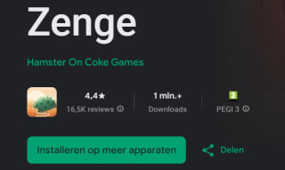 Gratis puzzelgame Zenge voor Android