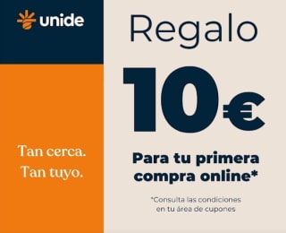 -10€ de Descuento en Unide Supermercados.