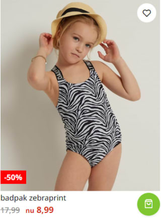 50% korting op alle badmode bij terStal