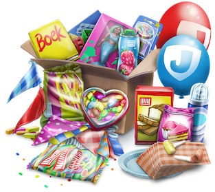 Gratis Verjaardagsbox voor kinderen via Stichting Jarige Job